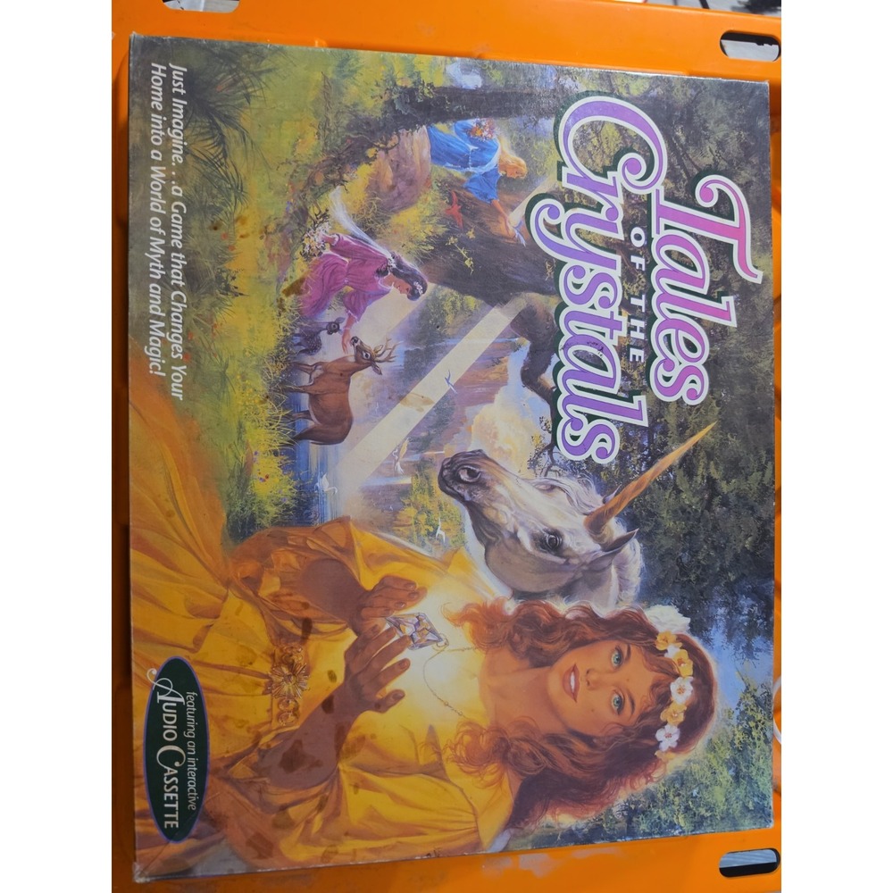1993 Tales Of The Crystals Board Game Fantasy Milton Bradley **COMPLETE**